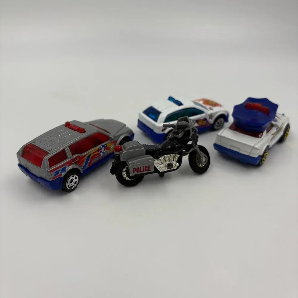 Vintage Matchox‎ Police Car, Police Hat, Motorcycle 98-2003 Diecast Bundle